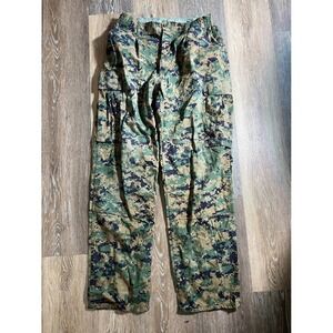 USMC MARPAT Woodland Digital Camo Cargo Pants Mens Medium Regular Military